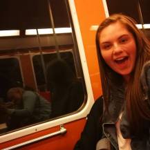 me being excited about the metro