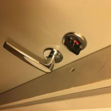 Weird bathroom locks