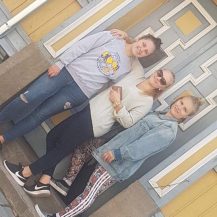 My host sisters and I in Rauma