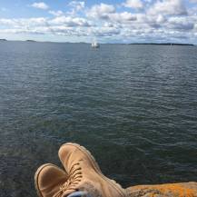 On the island (Suomenlinna) chilling