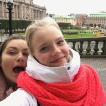Moni and I in Sweden