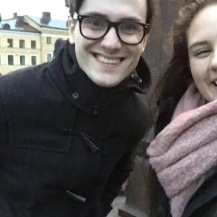 Maurice and I in Helsinki