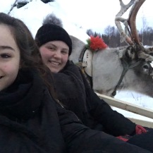 Reindeer sleigh ride!!