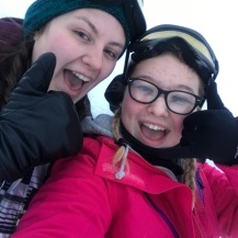 When Kyla and I went snowboarding and ate the ground all day