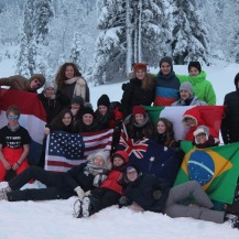 Our bus group in Lapland